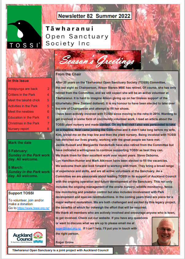 TOSSI Newsletter Summer 2023